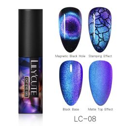 Color: LC 08 - Magic Wide Cat Eye Nail Polish
