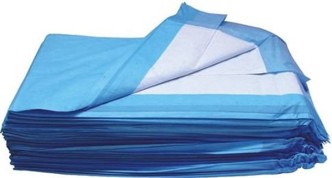 . Case of [300] Absorbing Underpads - 100 Pack, 17" x 24" .