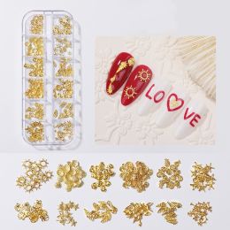 style: J - Shell Piece Diamond Rhinestone Decoration Pearl Butterfly Nail Sticker
