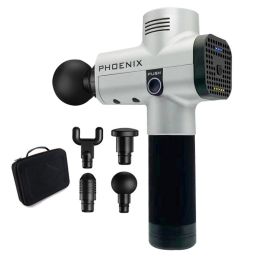Color: Silver, style: UK - Home Rechargeable Physiotherapy Deep Vibrator