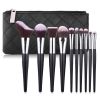 style: A - New 10 Wavy Makeup Brush Loose Powder Blush Eye Shadow Brush