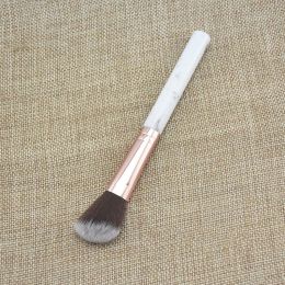 style: H - Single Marble Makeup Brush Pattern Flame Repairing Highlight Blush Brush
