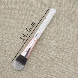 style: F - Single Marble Makeup Brush Pattern Flame Repairing Highlight Blush Brush