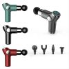 Color: Red, style: LCD type - Muscle Relaxation Massage Equipment Neck Membrane Grab