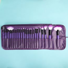 Color: Purple x24 - Beginner makeup brush set