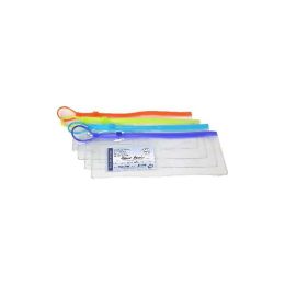 . Case of [72] Clear Zippered Pouch - Assorted Zips, Card Holder .