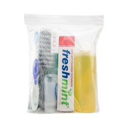 . Case of [24] Adult Hygiene Kits - Preassembled, Assorted, Mint .