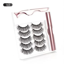 style: 5PC 013 - Magnetic eyeliner false eyelashes