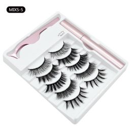 style: Mix5 5 - Magnetic eyeliner false eyelashes