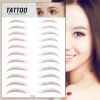 style: 15Bstyle - Waterproof 6D Eyebrow Tattoo Semi-Permanent Embroidery Natural Long Lasting Fake Eyebrow
