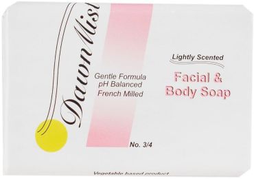 . Case of [500] Facial & Body Bar Soap - 0.75 oz, French Milled .