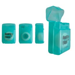 . Case of [144] Bulk Dental Floss - Minty, Green, 32.8' .