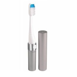 . Case of [12] Ultrasonic Travel Toothbrush - Silver .