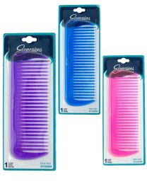 . Case of [48] Thick Combs - Pink, Blue, Purple, Translucent, 6" .