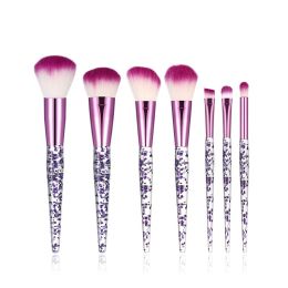 Color: Purple 10PCS - Beauty tools makeup brush