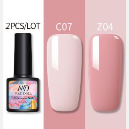 Style: Package 8 - MAD DOL pure color nail polish