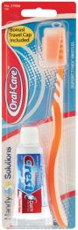 . Case of [144] Crest Oral Care Travel Kits - 3 Pieces, 144 Count .