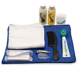 . Case of [24] Standard Travel Kit - 11 Piece, Assorted, Vanity Bag .