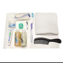 . Case of [24] Standard Travel Kit with Zipper Bag - 11 Pieces, Assorted, Bag .