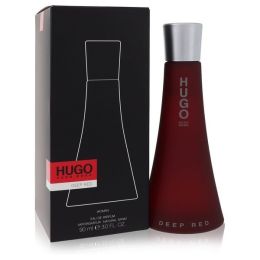 Hugo Deep Red Eau De Parfum Spray 3 Oz For Women