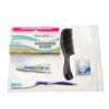 . Case of [144] Emergency/Hygiene Kits in Zipper Bag - 6 Pieces, Assorted .