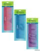 . Case of [48] Wide Tooth Combs - Assorted Colors, 6.5" .